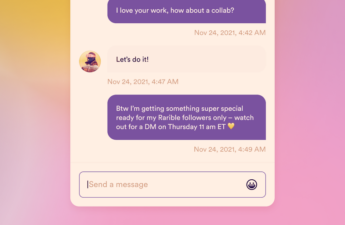 Rarible Adds Messenger Feature to Ethereum NFT Marketplace