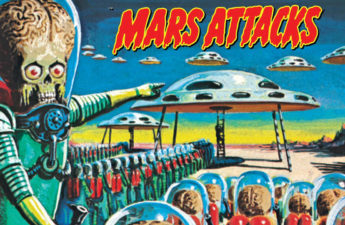 Topps Releases NFTs Featuring Science Fiction-Themed Collectible Card Series Mars Attacks