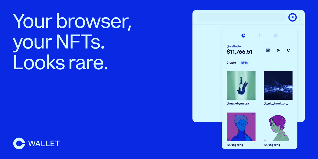 Coinbase Wallet Adds NFT Viewing to Browser Extension