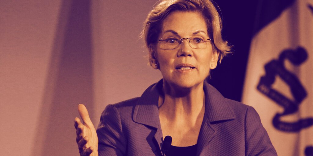 Elizabeth Warren: DeFi Is 'One of the Shadiest Parts' of Crypto