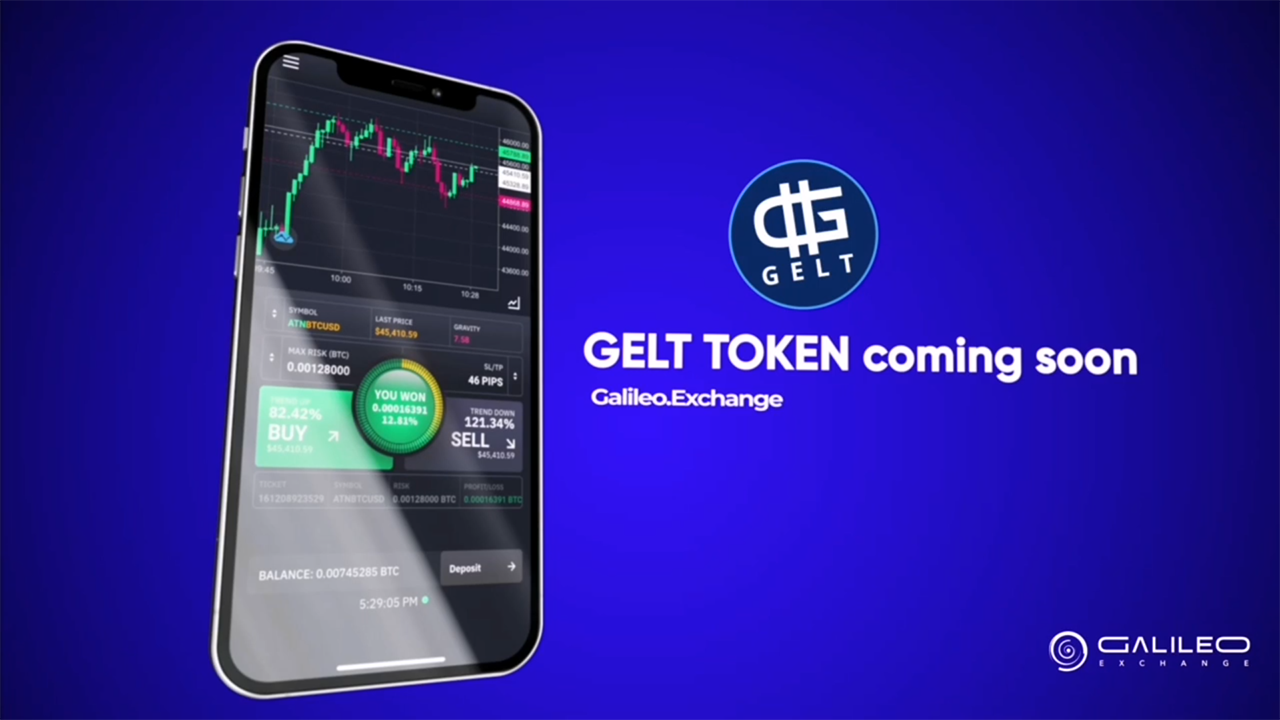 Galileo Exchange Launches Its Native Token, the “GELT” – Sponsored Bitcoin News