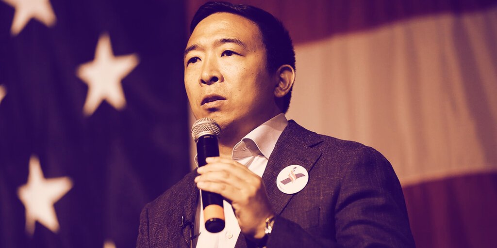 Andrew Yang Wants Web3 to 'Lean In' to Lobbying With New DAO