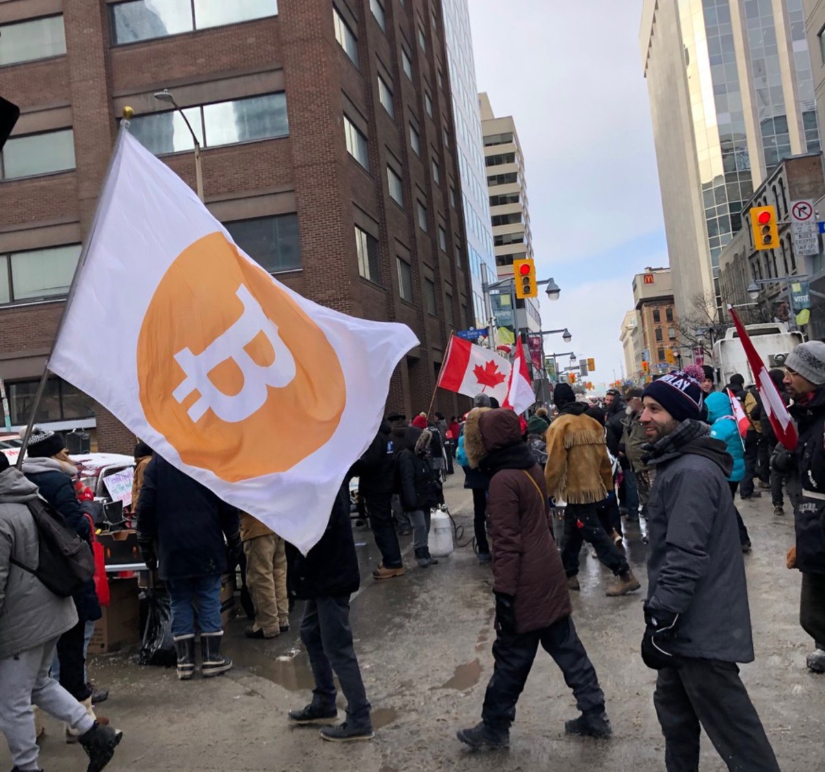 Bitcoin Fundraising Canada, Ottawa Truckers Freedom Convoy