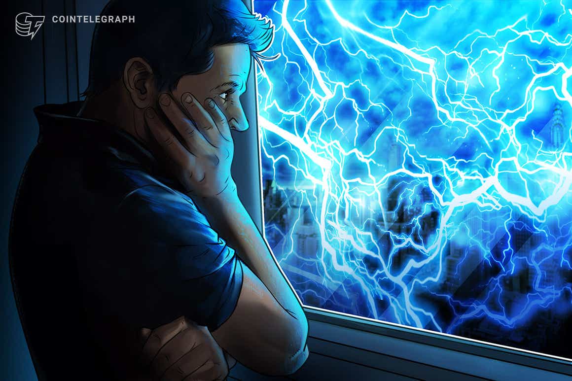 Bitcoin Lightning Network growth capacity plateaus at 3,400 BTC