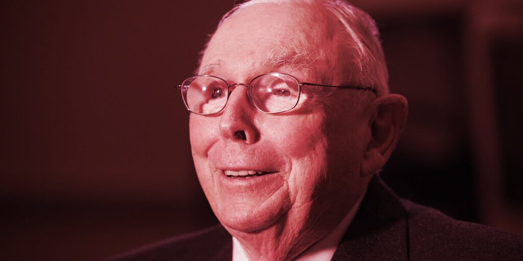 Charlie Munger: Crypto Is 'Like Some Venereal Disease'