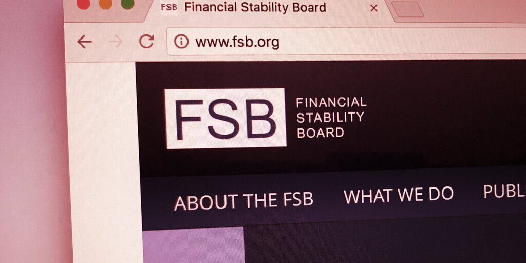 Crypto Could Have ‘Destabilizing Effect’ on Financial Sector: FSB