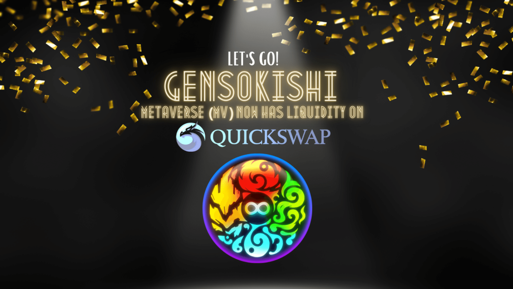 ​​GensoKishi Online’s MV (Metaverse) Token to Be Listed on QuickSwap (DEX) – Press release Bitcoin News