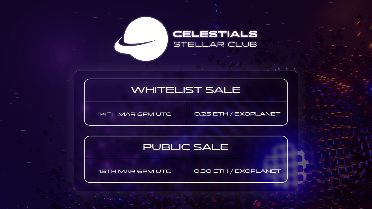 Celestials Stellar Club Announces NFT Collection Minting Date March 14 2022 – Press release Bitcoin News