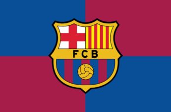 barcelona team flag FCB