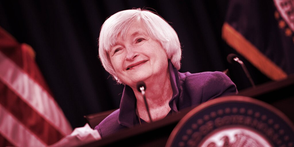 Yellen Says Treasury Will Monitor Crypto, Other Channels for Sanctions Evasion