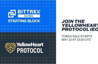 Revolutionary NFT Platform YellowHeart Protocol Set to Launch on Bittrex Global Starting Block – Sponsored Bitcoin News