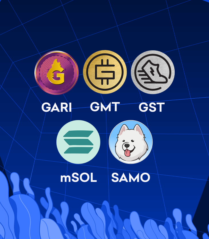 Trading for GARI, GMT, GST, mSOL and SAMO Starts April 29 - Deposit Now!