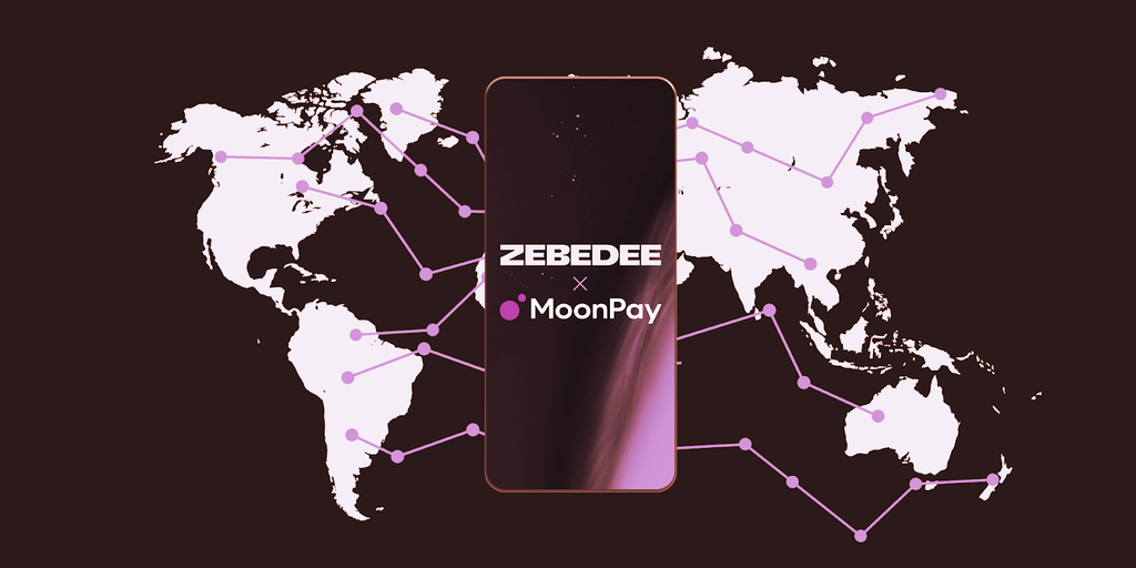 Bitcoin Gaming App ZEBEDEE Integrates MoonPay