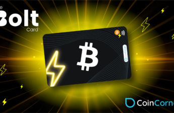 CoinCorner Releases The Bolt Card For Bitcoin