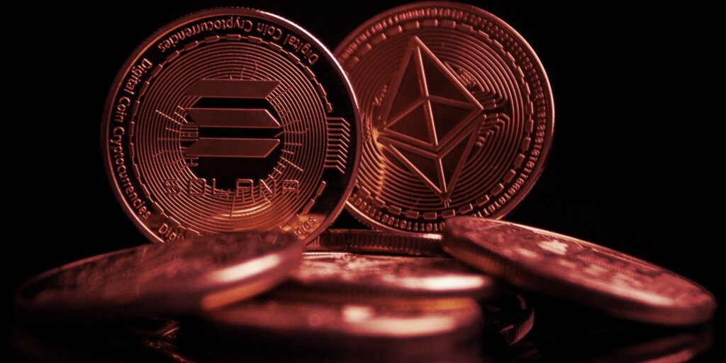 Ethereum, Solana and Gaming Tokens Are Falling Fast as Crypto Slump Continues