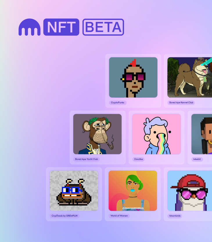 Announcing 70 NFT Collections for Kraken NFT Beta Testers