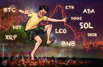 BTC, ETH, BNB, ADA, XRP, SOL, DOGE, DOT, LEO. SHIB