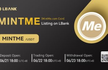 LBank Exchange Will List MintMe․com Coin (MINTME) on June 22, 2022 – Press release Bitcoin News