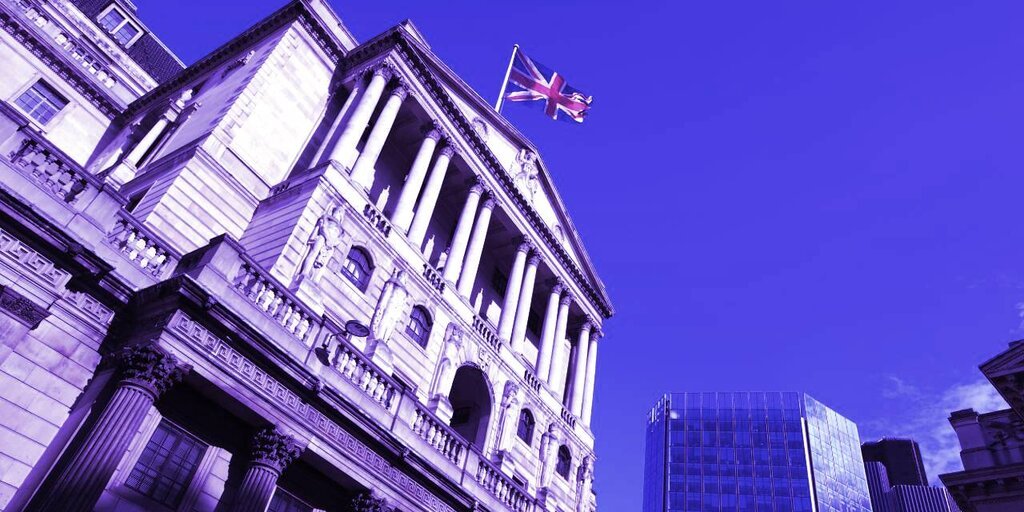 Bank of England Wants Stricter Rules for Crypto to Avoid 'Systemic Risk'