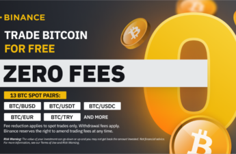 Binance Removes Bitcoin Trading Fees