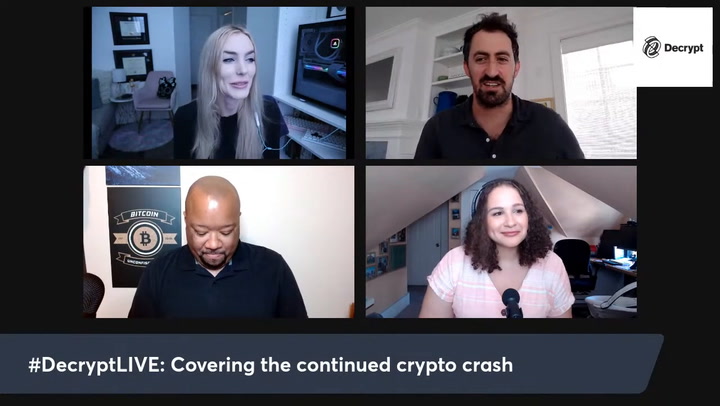 #DecryptLive  Covering The Continued Crypto Crash