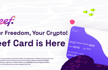 Reef’s Highly Anticipated Reef Card Is Officially Available for Crypto Holders – Press release Bitcoin News