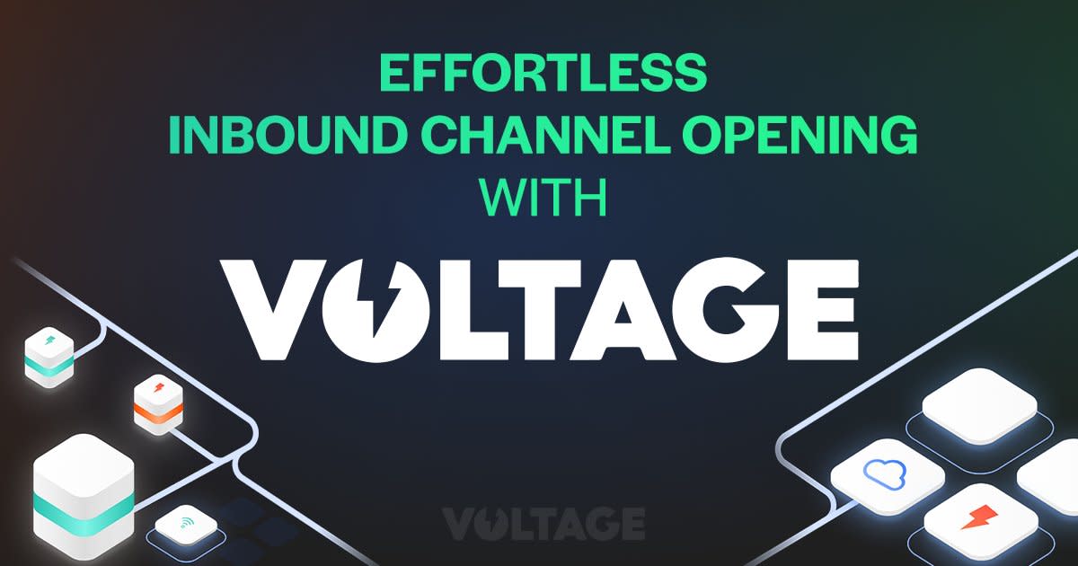 Voltage Offers Easy Inbound Liquidity For Lightning - Bitcoin Magazine