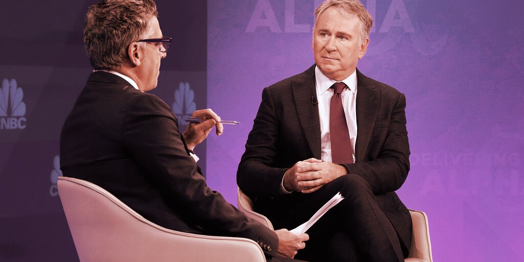 Citadel's Ken Griffin: Investors Leaving Bitcoin, NFTs and Meme Stocks Is Good for Economy