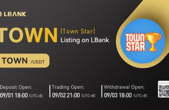 LBank Exchange Will List Town Star (TOWN) on September 2, 2022 – Press release Bitcoin News