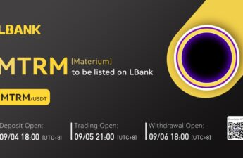 Materium (MTRM) Is Now Available for Trading on LBank Exchange – Press release Bitcoin News