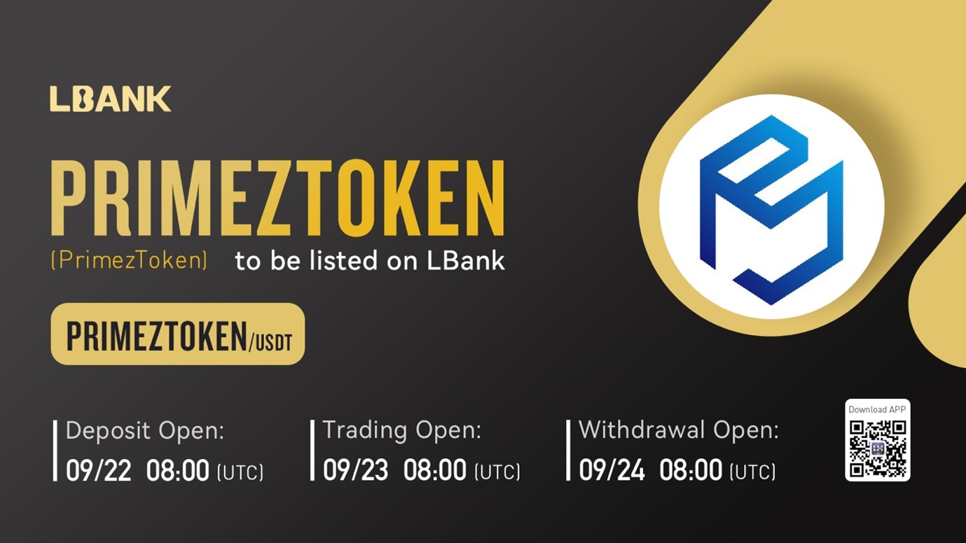 PRIMEZTOKEN Is Now Available for Trading on LBank Exchange – Press release Bitcoin News