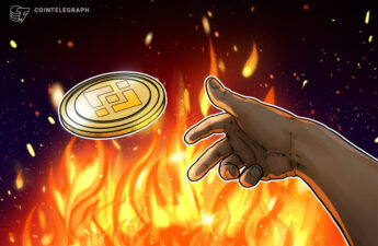 Binance exchange burns $547M worth of BNB tokens