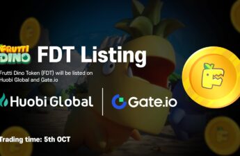 Frutti Dino’s FDT Token to Be Listed on Huobi Global and Gate․io – Sponsored Bitcoin News