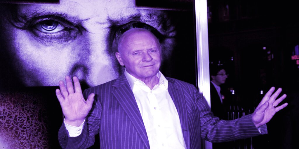 Oscar Winner Anthony Hopkins’ First NFT Collection Sold Out in Minutes on OpenSea