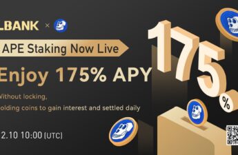 Earn 175% APR Through ApeCoin (APE) Staking on LBank Exchange – Press release Bitcoin News