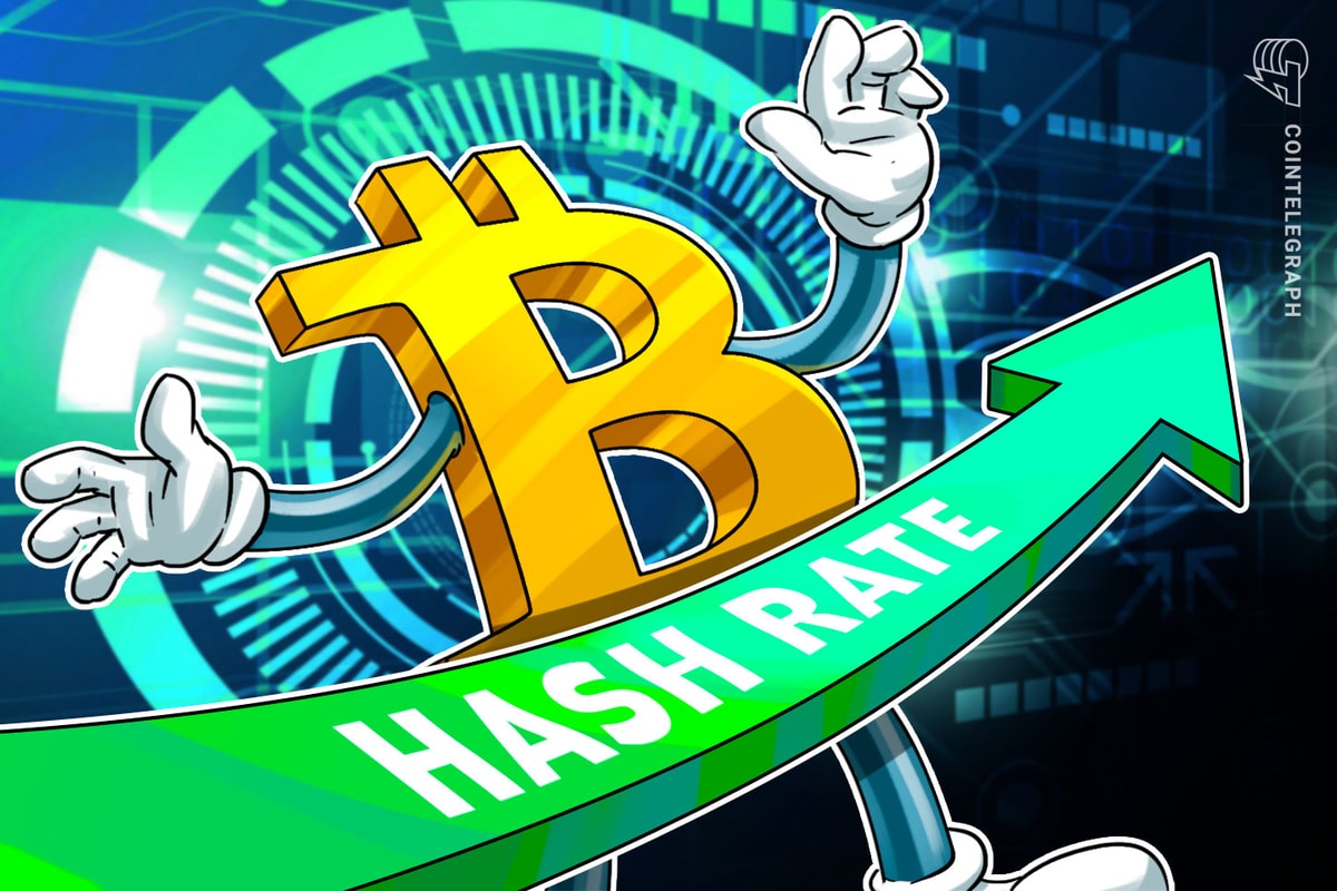 Bitcoin hash rate taps new milestone with miner hodling at 1-year low