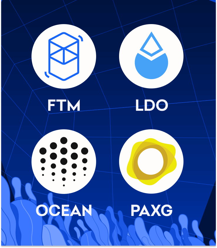 Expanded margin pairs available for FTM, LDO, OCEAN and PAXG!