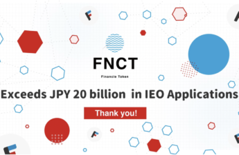 FNCT (Financie Token) Exceeds JPY 20 billion (USD 150 million) in IEO Applications – Press release Bitcoin News