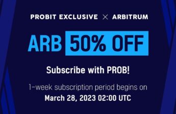 ProBit Global Exclusive Presents Arbitrum’s New ARB Token at 50% off – Press release Bitcoin News