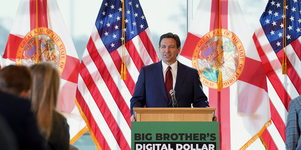 Ron Desantis Renews Attack on CBDCs as Part of 'Woke Politics'