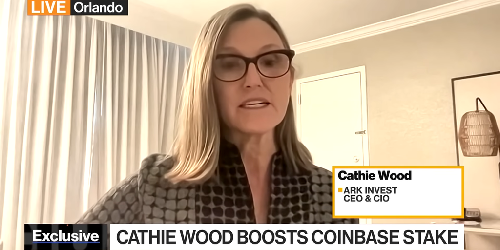 Cathie Wood Slams the SEC, Claims Coinbase Will Come Out a Winner