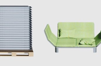 IKEA Research Studio Uses AI to Create a Folding Sofa that Fits in an Envelope