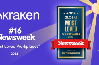 Kraken is recognized as a Newsweek Top 100 Global Most Loved Workplace « Kraken Blog