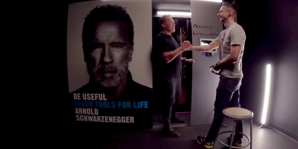 Arnold Schwarzenegger Fakes AI Advice in Gym Stunt