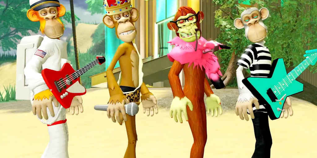 Bored Apes Hit Roblox Thanks to Universal’s NFT Band Kingship