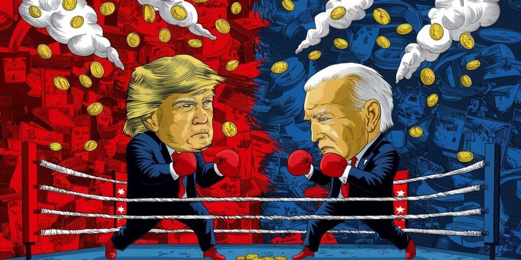 Biden and Trump Meme Coins Skyrocket on Solana: Which One's Winning This Race?