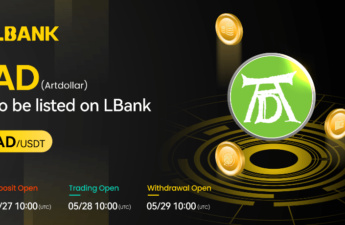 Artdollar (AD) Is Now Available for Trading on LBank Exchange