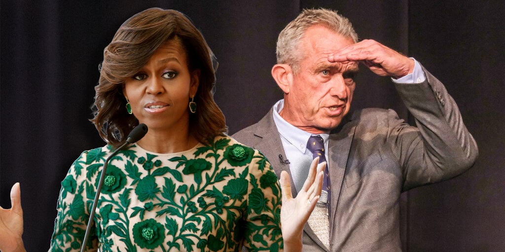 Michelle Obama and RFK Jr. Have Equal Odds of Becoming Next President on Polymarket