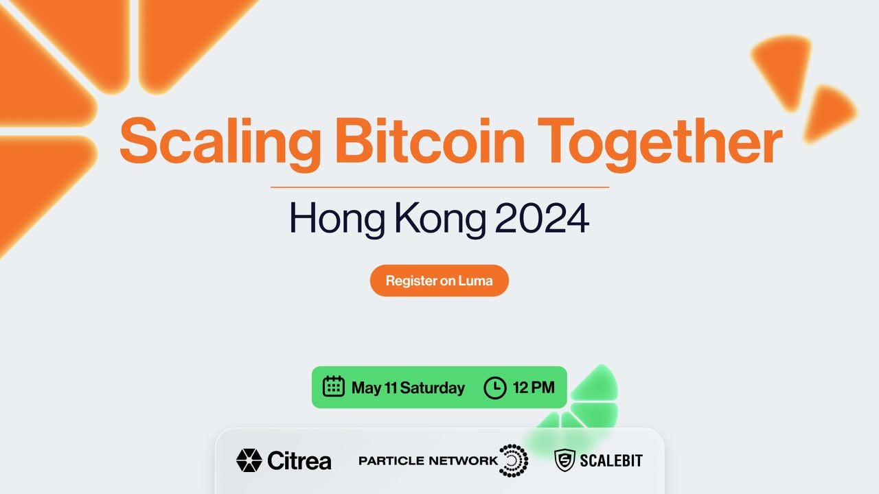 “Scaling Bitcoin Together” Event Set to Unite Bitcoin Leaders in Hong Kong