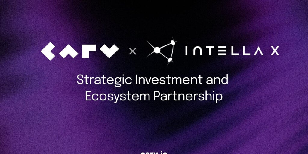 CARV Secures Strategic Investment from NEOWIZ’s Web3 Gaming Platform Intella X Ahead of Public Node Sale